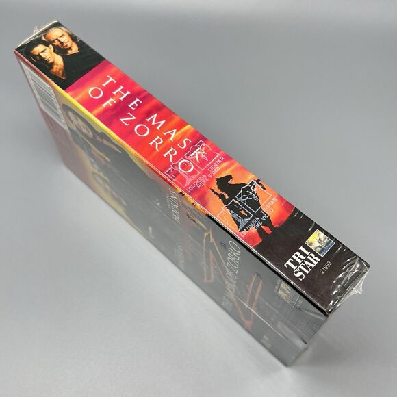 The Mask of  Zorro VHS 1998 Anthony Hopkins Tri Star Watermarks -Factory SEALED - Picture 5 of 10